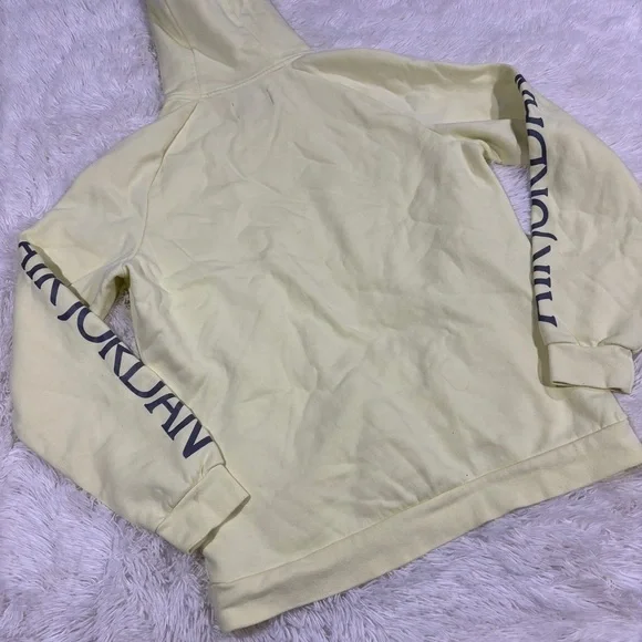 Jordan Men's Jumpman Classics Pullover Hoodie 'Neon Green' BV6010-335 Size Large - Picture 11 of 15